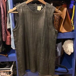 Ecru brand leather tank top